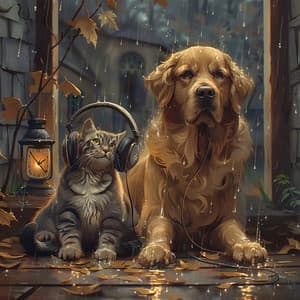 Pets in Rain: Soothing Sounds for Animal Friends - Calming Music For Pets