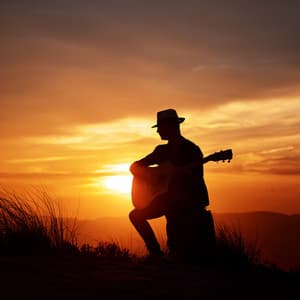 Música De Guitarra Para La Luz Dorada Y Atardeceres Tranquilos - Musica Relajante de Guitarra