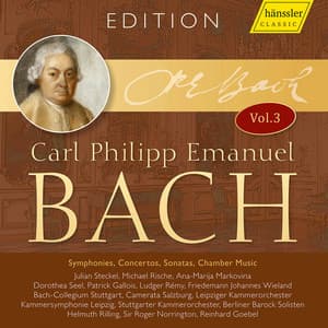 C.P.E. Bach: Edition, Vol .3 - Carl Philipp Emanuel Bach