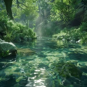 Binaural Water for Stress Relief - Azure