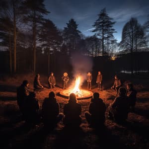 Noches De Fogata Somnolientas: Música Relajante Y Fuego - Vida Sonidos Naturaleza