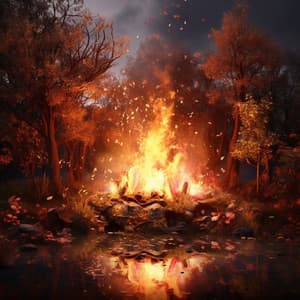 Fire's Slumber: Gentle Sleep Soundscapes - Chasing The Eclipse