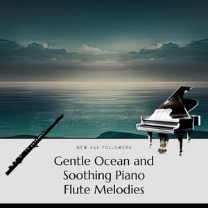 Gentle Ocean and Soothing Piano, Flute Melodies - New Age Followers