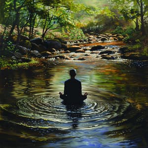 Creek's Mindfulness: Water Meditation Melodies - Follow the Breath Meditations
