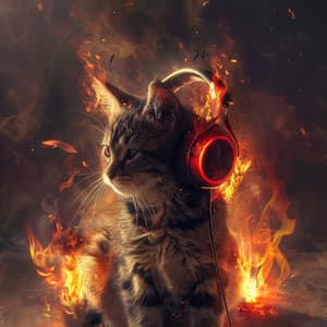 Purr by Fire: Soothing Sounds for Cats - Cat Relaxing Sounds TA