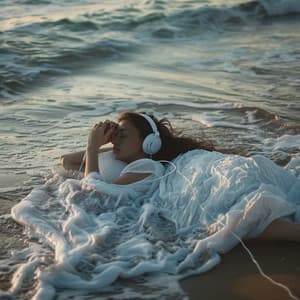 Ocean's Nighttime Slumber: Sleep Sounds - Sleep Music α