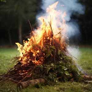 Binaural Focus with Fire: Crackling Concentration Enhancer - Binaural Beast