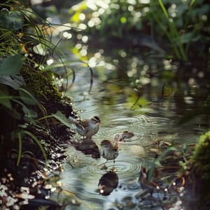 Soothing Nature and Creek: Binaural Bird Relaxation Sounds - Relaxation Music