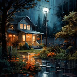 Nocturnal Rain and Thunder Tales - Sleeping Nature Sound