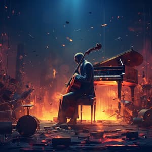 City Lights Jazz: Urban Rhythms - Cozy Coffee Shop