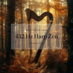 432 Hz Harp Zen: Mindfulness Melodies - Meditative Harp