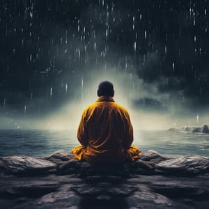 Binaural Rain Meditation: Tranquil Downpour Echoes - 528Hz Whole Body Regeneration