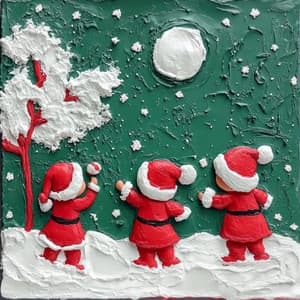 Cherubic Yuletide Harmonies - Christmas Music Background