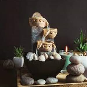 Small Indoor Waterfalls, Rock Gardens, and other Decorative Water Features for Background Sounds - Sounds of Nature Relaxation