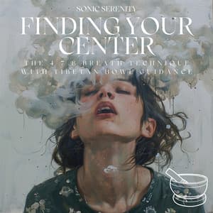 Finding Your Center: The 4-7-8 Breath Technique with Tibetan Bowl Guidance - Sonic Serenity