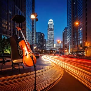 City Jazz Melodies: Nighttime Rhythmic Flow - Background Dinner Party Music