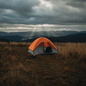 Meditation Vibes: Rain on Tent for Spiritual Moments - Earth's Rain