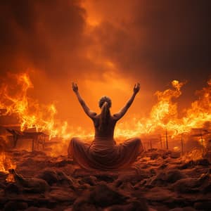 Yoga Fire: Flame Asana Chorale - 4D Nature Recordings