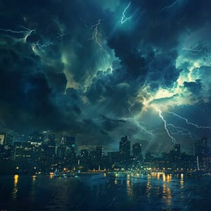 Trueno Ascendente: Sinfonía De Tormentas - Ritmos binaurales Música de trabajo