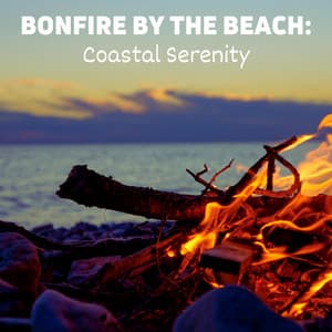 Bonfire by the Beach: Coastal Serenity - Sunrise Flames Fire Sounds