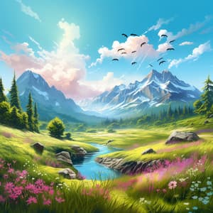 Riverside Serenity: Nature's Embrace - HD Nature Sound Library