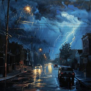 Drift to Sleep: Rain's Chill with Soft Thunder - The Wave Sleep Machine