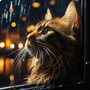 Ronroneo De La Lluvia Y El Bosque: Música Relajante Para Gatos Tranquilos - Música de panadería