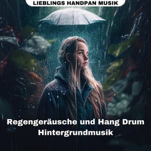 Regengeräusche und Hang Drum Hintergrundmusik - Lieblings Handpan Musik