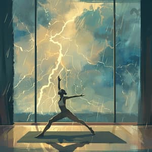 Yoga Relajante Con Trueno: Sonidos Relajantes Para Armonía - Música tranquila de yoga