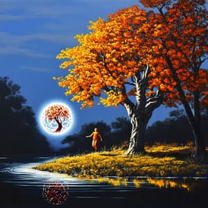 静寂星夜：翠绿荒野与治愈星宿音乐的心灵对话 - Healing Frequency Tones