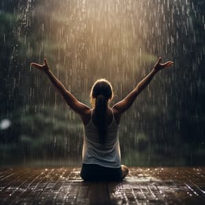 Yoga Bajo La Lluvia: Música Ambiental Tranquila - Reflexiones de música de yoga