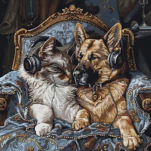 Aristokratische Haustierentspannung - Musik für Katzen TA