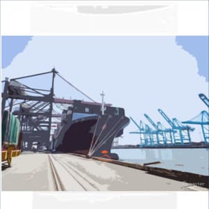 Shipping Yard Sounds for Background Sound and White Noise - Brown Noise for All Night Sleeping
