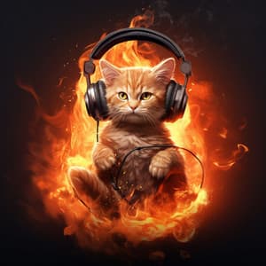 Fire Gaze: Cats Relaxing Vibes - Relax My Cat