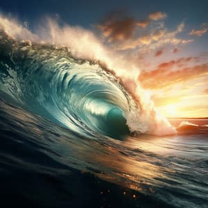 Olas Bienaventuradas: Melodías De La Brisa Del Océano - La biblioteca al aire libre