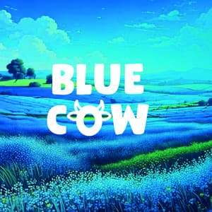 Blue Cow - Sally Stevens