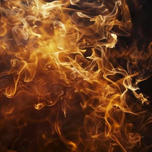 Serene Fire Meditation: Chill Flames of Focus - Blue Arch