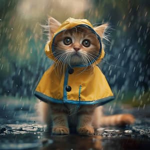 Suaves Bigotes En La Lluvia: Sonidos Relajantes Para Gatos - Música de jazz para gatos