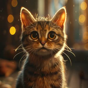 Cats' Calm Music for Serene Evenings - Harmonious Joy