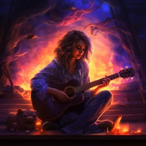 Reflective Firelight Cadence: Music by the Firelight - Passion for Music Academy