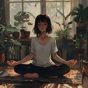 Lofi Meditation Echoes: Soothing Soundscapes - LoFi By Nature