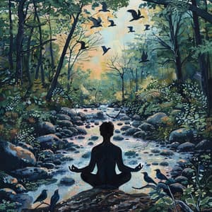 Binaural Birds Relaxation: Creek and Nature's Soothing Sounds - 78 72 Hz - Relaxing Zen Music Therapy