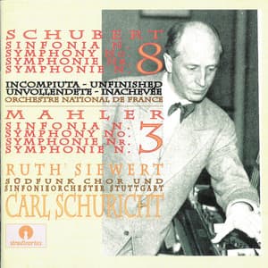 Schubert: Symphony No. 8 in B Minor "Unfinished" - Mahler: Symphony No. 3 in D Minor - Orchestre National De France