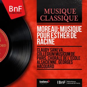 Moreau: Musique pour Esther de Racine - Jean-Baptiste Moreau