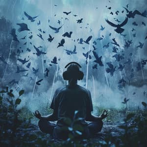 Meditation by Nature: Binaural Birds in Rain - 92 88 Hz - Pure Meditation Music