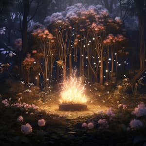 Tranquilidad Al Costado Del Fuego: Tonos Armónicos De Fuego Para Un Descanso Relajante - Música de ondas cerebrales