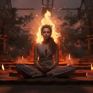 Yoga Warmth: Fire Meditation for Balance - Tonal Zen