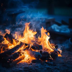 Crackling Fireside: A Relaxation Journey in Nature - Nature Vibes
