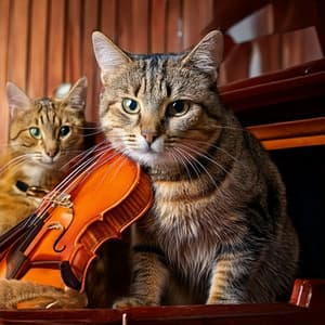 Graceful Cats: Relaxation with Orchestra - Joyful Music