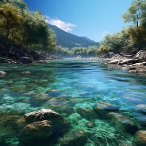 Water Relaxation Journey: Soothing River Sounds - Relaxing Symphony